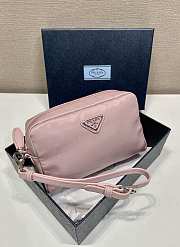 Okify Prada Small Re Nylon Pouch In Pink 17x11x5.5cm - 3