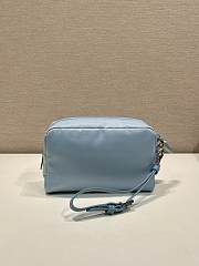 Okify Prada Small Re Nylon Pouch In Blue 17x11x5.5cm - 2