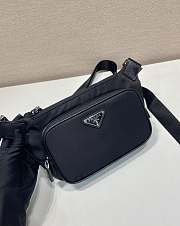 Okify Prada Re Nelon Black Belt Bag 19x13x2.5cm - 4