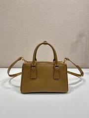 Okify Prada Mini Galleria Saffiano Leather Bag In Brown 21x12.5x8.5cm - 5