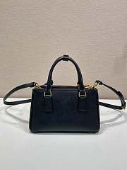 Okify Prada Mini Galleria Saffiano Leather Bag In Black 21x12.5x8.5cm - 4