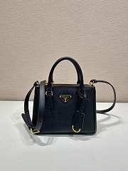 Okify Prada Mini Galleria Saffiano Leather Bag In Black 20x15x9.5cm - 1