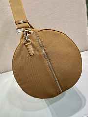 Okify Prada Canvas Duffle Bag In Brown Tabacco 53x32x32cm  - 2