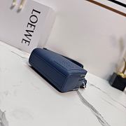 Okify Loewe Mini Crossbody Camera Bag In Satin Calfskin In Dark Blue 18x7x13cm - 5