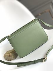 Okify Loewe Goya Bag In Green Silk Calfskin 22.5x16.5x6.5cm - 2