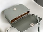 Okify Loewe Goya Bag In Gray Silk Calfskin 22.5x16.5x6.5cm - 4