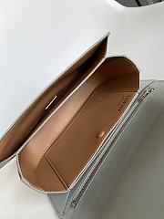 Okify Loewe Goya Bag In Gray Silk Calfskin 22.5x16.5x6.5cm - 2