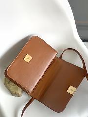 Okify Loewe Goya Bag In Brown Silk Calfskin 22.5x16.5x6.5cm - 5