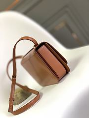 Okify Loewe Goya Bag In Brown Silk Calfskin 22.5x16.5x6.5cm - 3