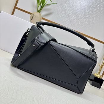 Okify Loewe Large Puzzle Edge Bag In Black 33x14.7x21.5cm