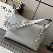 Okify Loewe Cubi Crossbody Bag In Light Gray 44x30x18cm - 1