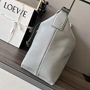 Okify Loewe Cubi Crossbody Bag In Light Gray 44x30x18cm - 4