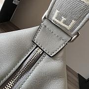 Okify Loewe Cubi Crossbody Bag In Light Gray 44x30x18cm - 2