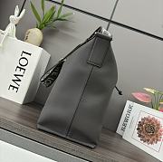 Okify Loewe Cubi Crossbody Bag In Dark Gray 44x30x18cm - 5