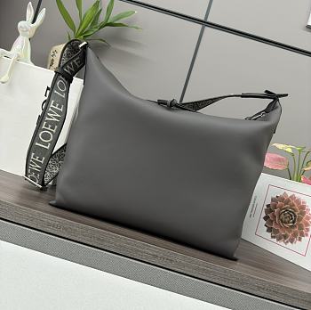 Okify Loewe Cubi Crossbody Bag In Dark Gray 44x30x18cm