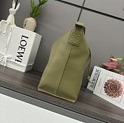 Okify Loewe Cubi Crossbody Bag In Green 44x30x18cm - 5