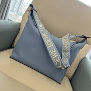 Okify Loewe Cubi Crossbody Bag In Blue 44x30x18cm - 6