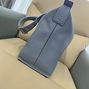 Okify Loewe Cubi Crossbody Bag In Blue 44x30x18cm - 5