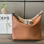 Okify Loewe Cubi Crossbody Bag In Brown 44x30x18cm - 6
