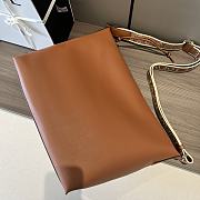 Okify Loewe Cubi Crossbody Bag In Brown 44x30x18cm - 5