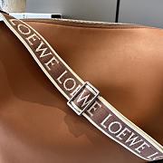 Okify Loewe Cubi Crossbody Bag In Brown 44x30x18cm - 3