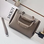 Okify Loewe Medium Madrid Bag In Gray 28.5x11x23cm - 6