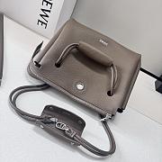 Okify Loewe Medium Madrid Bag In Gray 28.5x11x23cm - 5