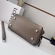 Okify Loewe Medium Madrid Bag In Gray 28.5x11x23cm - 4
