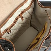 Okify Goyard Alpin Backpack In Black And Brown 30x35x15cm - 4