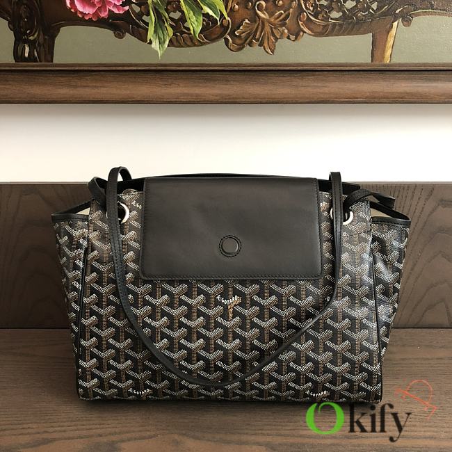 Okify Goyard Rouette Souple Bag In Black 31x14x23cm - 1