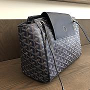 Okify Goyard Rouette Souple Bag In Dark Blue 31x14x23cm - 6