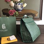 Okify Goyard Saint Leger Backpack In Green 36x33x16cm  - 4