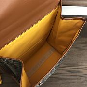 Okify Goyard Saint Leger Backpack In Black And Tan 36x33x16cm  - 5