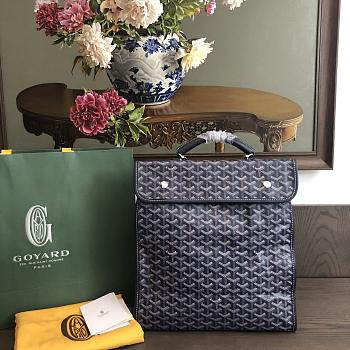 Okify Goyard Saint Leger Backpack In Dark Blue 36x33x16cm 
