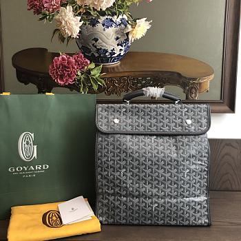 Okify Goyard Saint Leger Backpack In Gray 36x33x16cm 