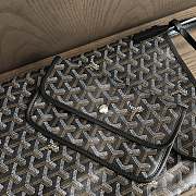 Okify Goyard Saint Louis GM Bag In Black 40x20x32cm  - 4