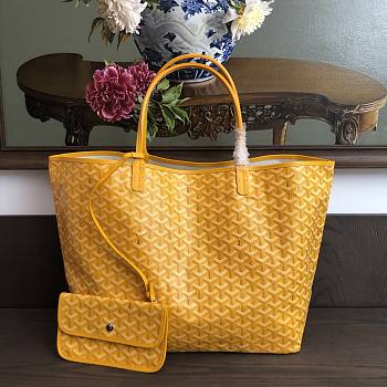 Okify Goyard Saint Louis GM Bag In Yellow 40x20x32cm 