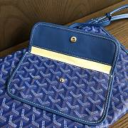 Okify Goyard Saint Louis GM Bag In Blue 40x20x32cm  - 5