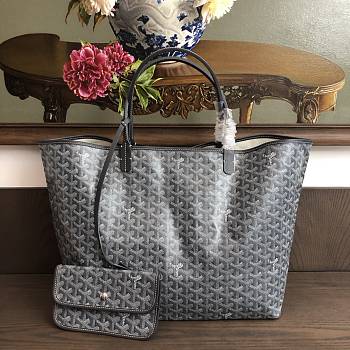 Okify Goyard Saint Louis GM Bag In Gray 40x20x32cm 