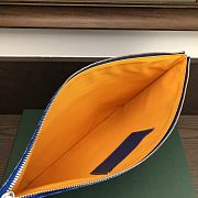 Okify Goyard Senat GM Pouch In Blue 40x29cm - 5