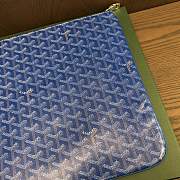 Okify Goyard Senat GM Pouch In Blue 40x29cm - 3