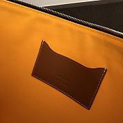 Okify Goyard Senat GM Pouch In Black And Brown 40x29cm - 3