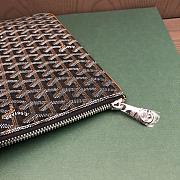 Okify Goyard Senat GM Pouch In Black And Brown 40x29cm - 2