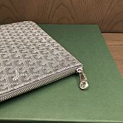 Okify Goyard Senat GM Pouch In Gray 40x29cm - 4
