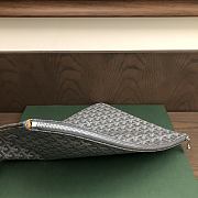 Okify Goyard Senat GM Pouch In Gray 40x29cm - 3