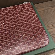 Okify Goyard Senat GM Pouch In Dark Red 40x29cm - 3