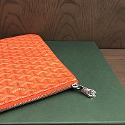 Okify Goyard Senat GM Pouch In Orange 40x29cm - 5