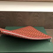 Okify Goyard Senat GM Pouch In Red 40x29cm - 5