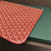 Okify Goyard Senat GM Pouch In Red 40x29cm - 6