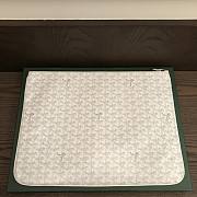 Okify Goyard Senat GM Pouch In White 40x29cm - 1